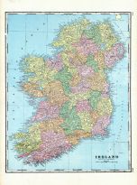 Ireland, World Maps 1906 from Wellington County Canada Atlas